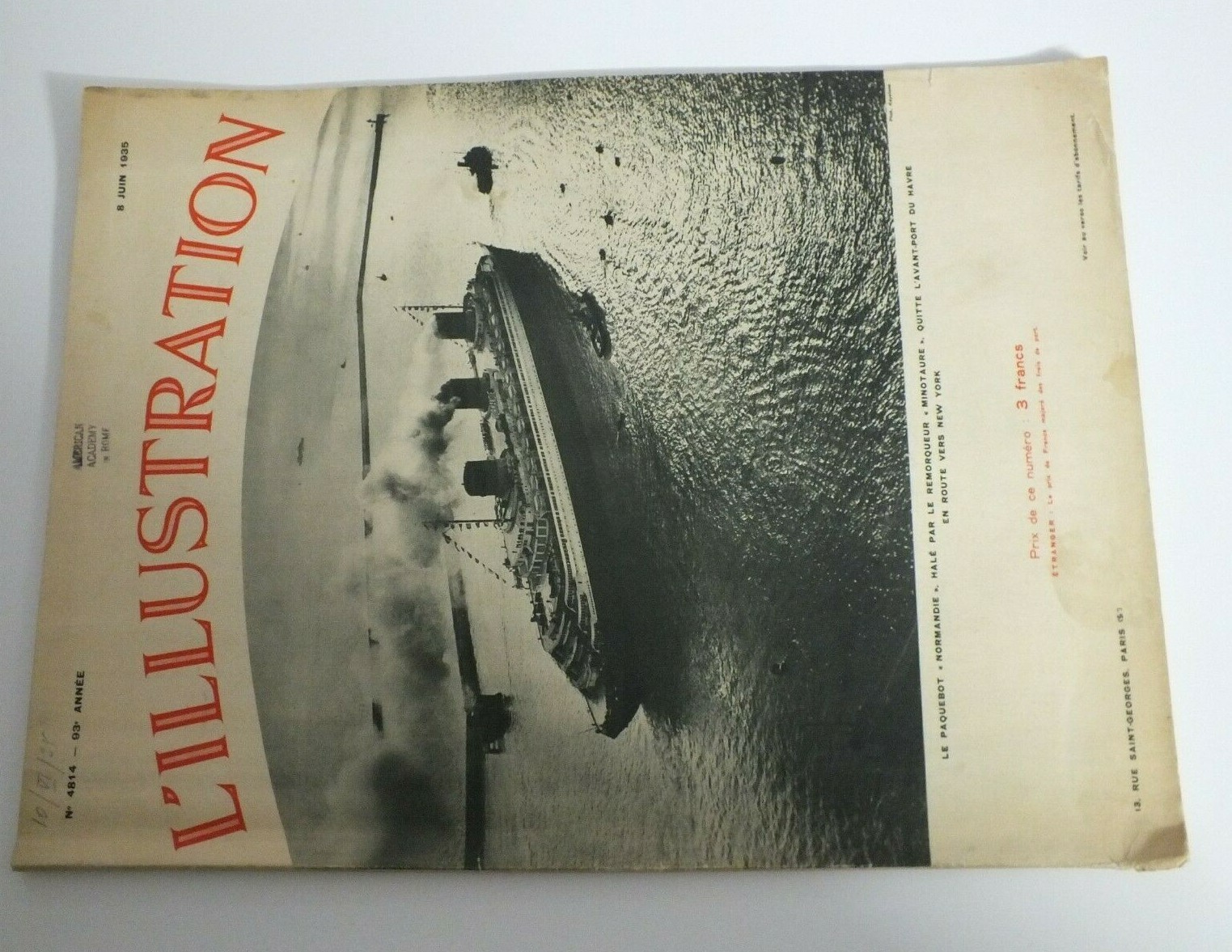 L\'ILLUSTRATION.  8 JUIN 1935  