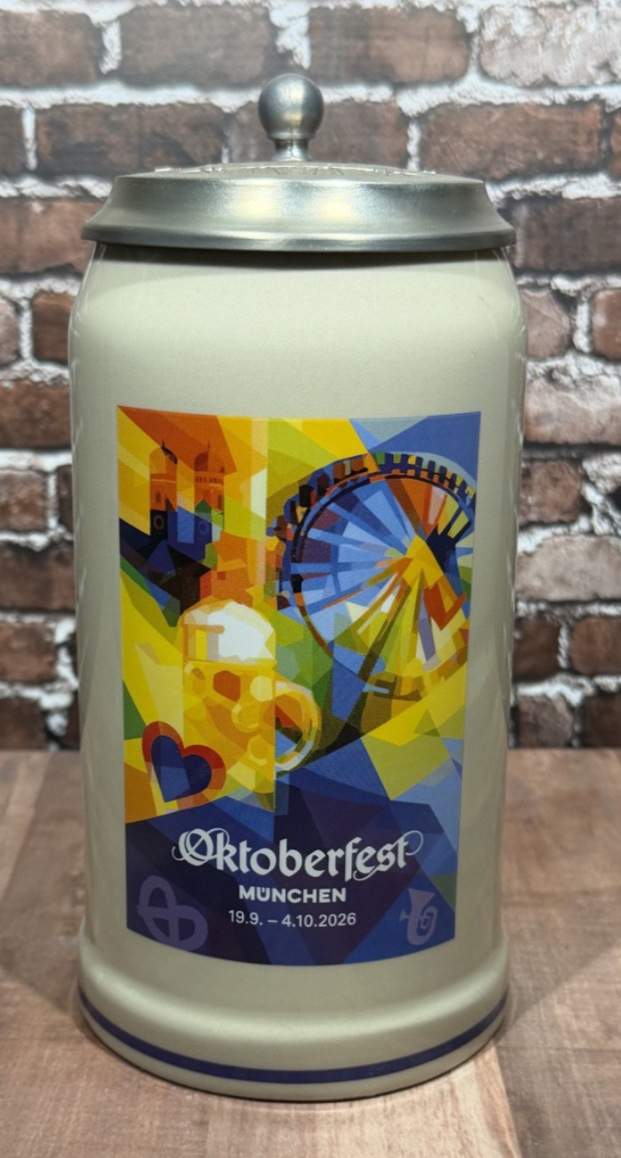 2026 Official Munich Oktoberfest Stein by Rastal