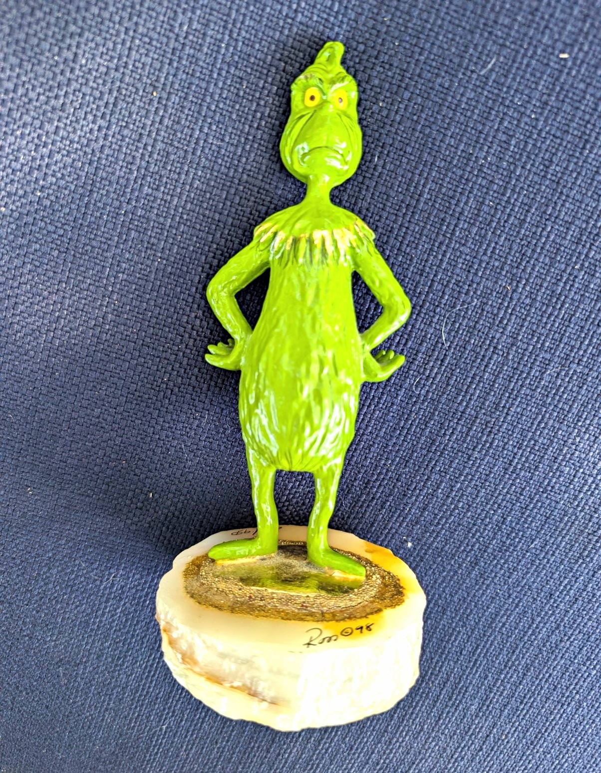 Vintage 1998 Ron Lee Grinch Statue Dr Seuss Limited Edition #201/950 Onyx Base Vintage 1998 Ron Lee Grinch Statue Dr Seuss Limited Edition #201/950 Onyx Base