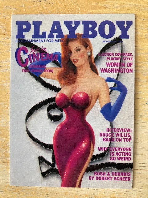 Jessica Rabbit/ Laura Richmond PLAYBOY NOVEMBER CARD #103 Jessica Rabbit/ Laura Richmond PLAYBOY NOVEMBER CARD #103