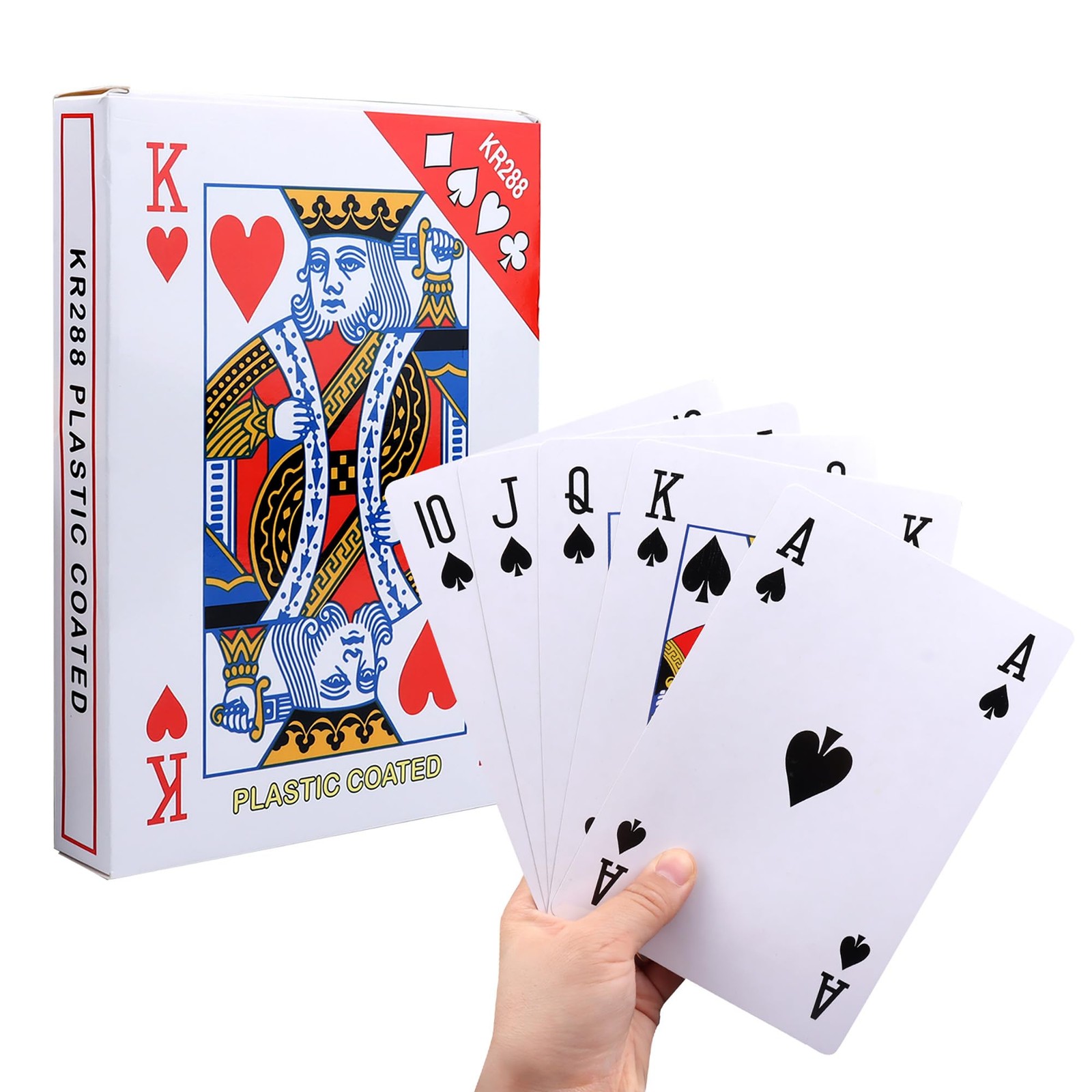 GSE Jumbo Playing Cards, Large Oversized Playing Cards, Huge Poker