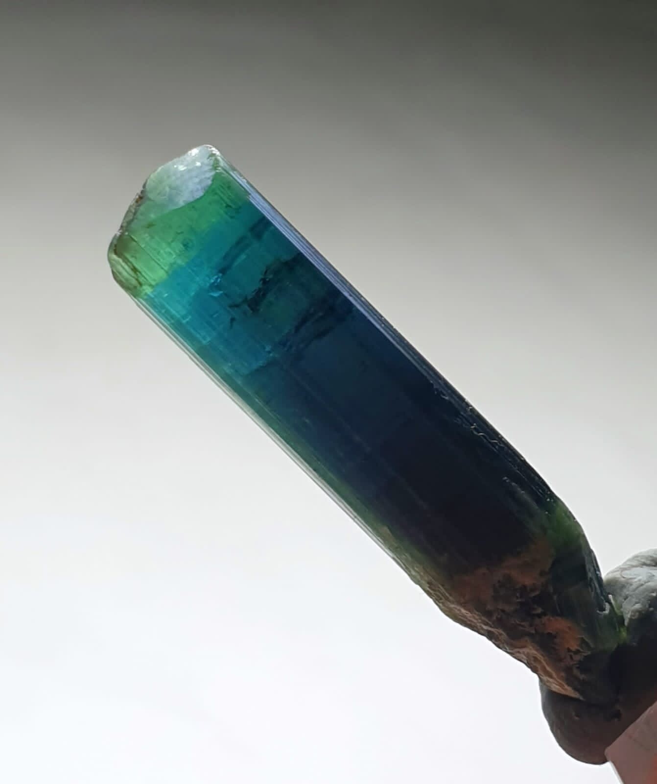 Amazing Top Quality Indicolite Terminated Tourmaline Crystal From  Afghanistan