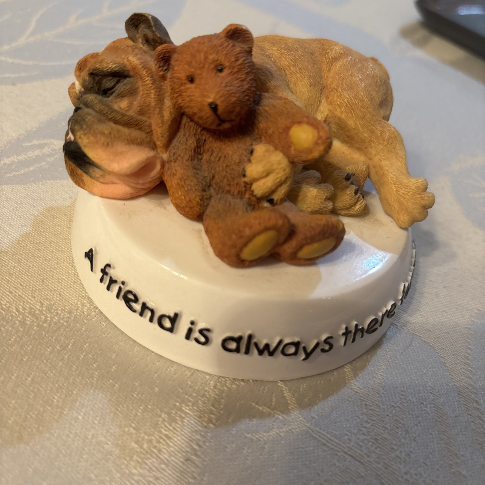 Zelda Wisdom Bulldog Figurine. A friend is always there for you Zelda Wisdom Bulldog Figurine. A friend is always there for you