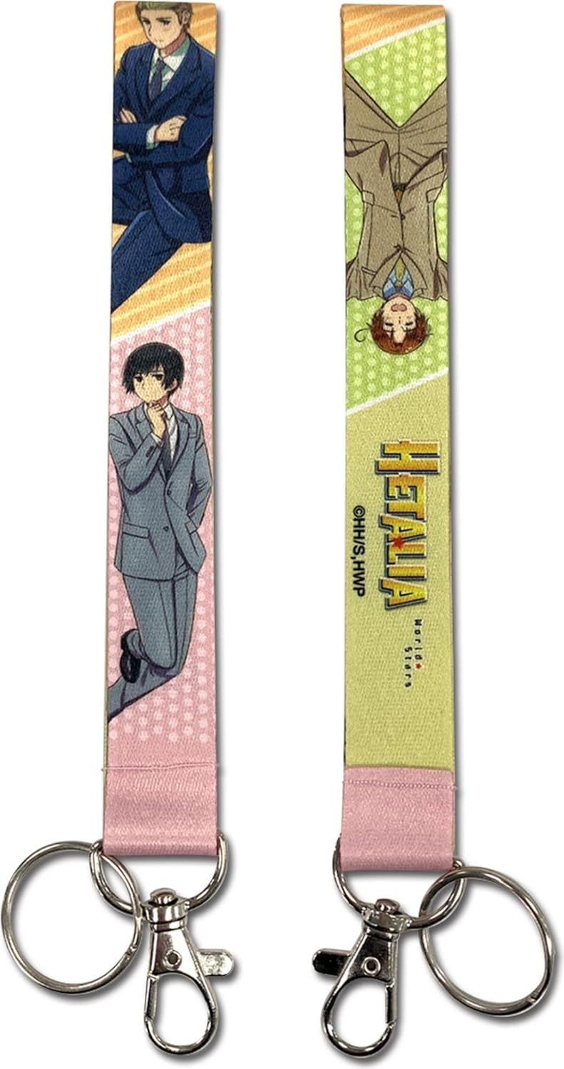 *NEW* Hetalia: Axis Powers (North Italy, Germany, Japan) Wristband Lanyard *NEW* Hetalia: Axis Powers (North Italy, Germany, Japan) Wristband Lanyard