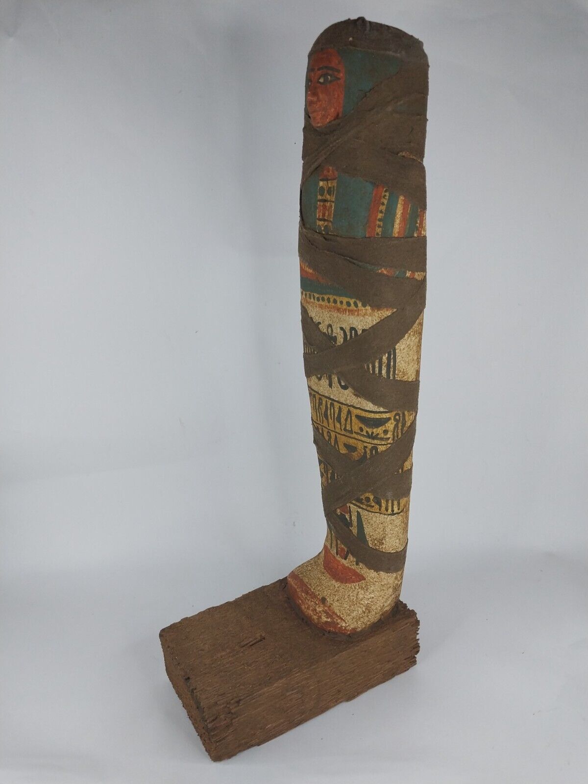 UNIQUE ANCIENT EGYPTIAN ANTIQUE Large Statue Wood Ushabti Servant Dead Tomb