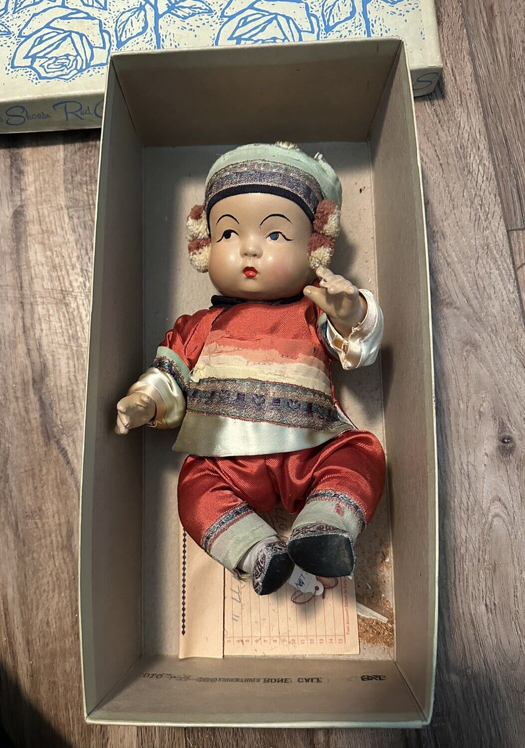 Vintage Antique Composition Ming Ming Chinese Baby Doll 10\