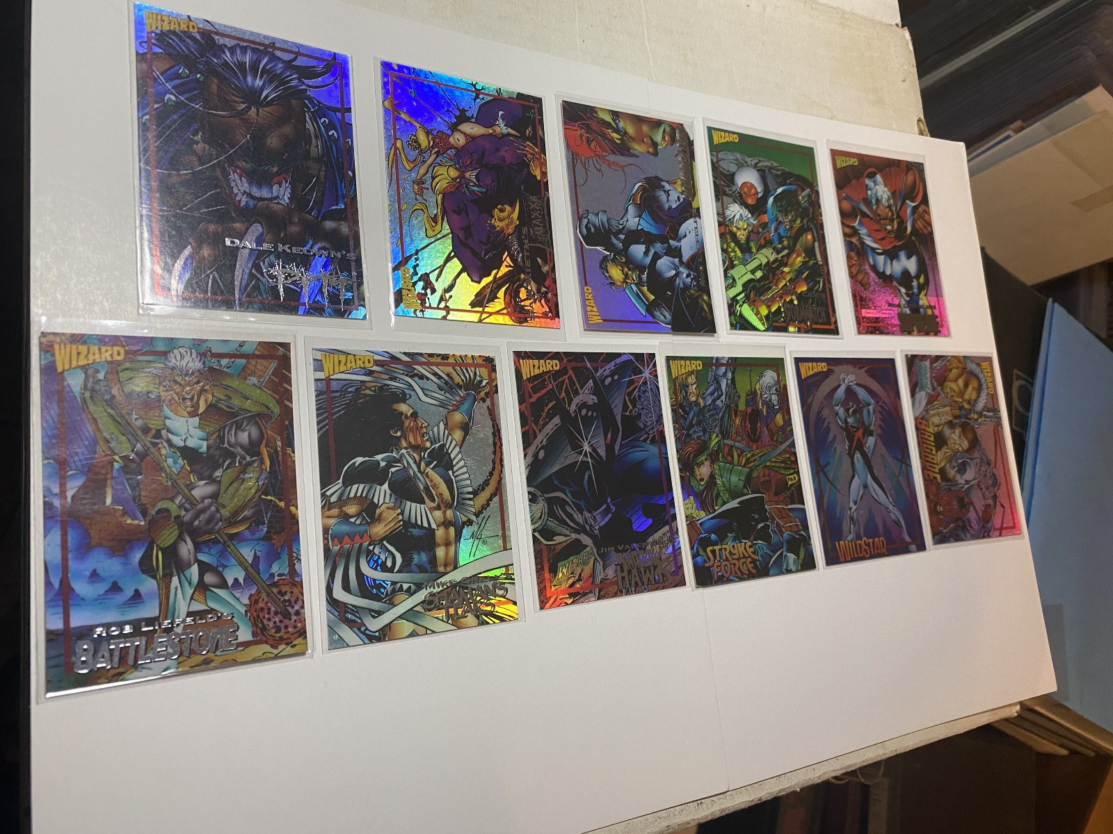 Wizard Magazine Complete Holo-Chrome Promo Card Set 2