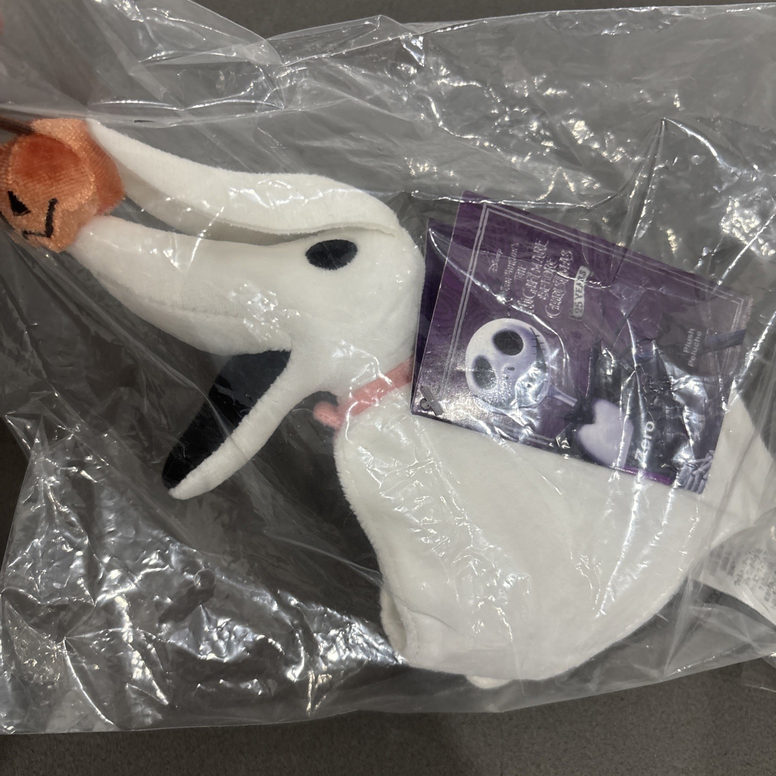 Disney Zero Plush – The Nightmare Before Christmas Ghost Dog Stuff Animal 7 1/2