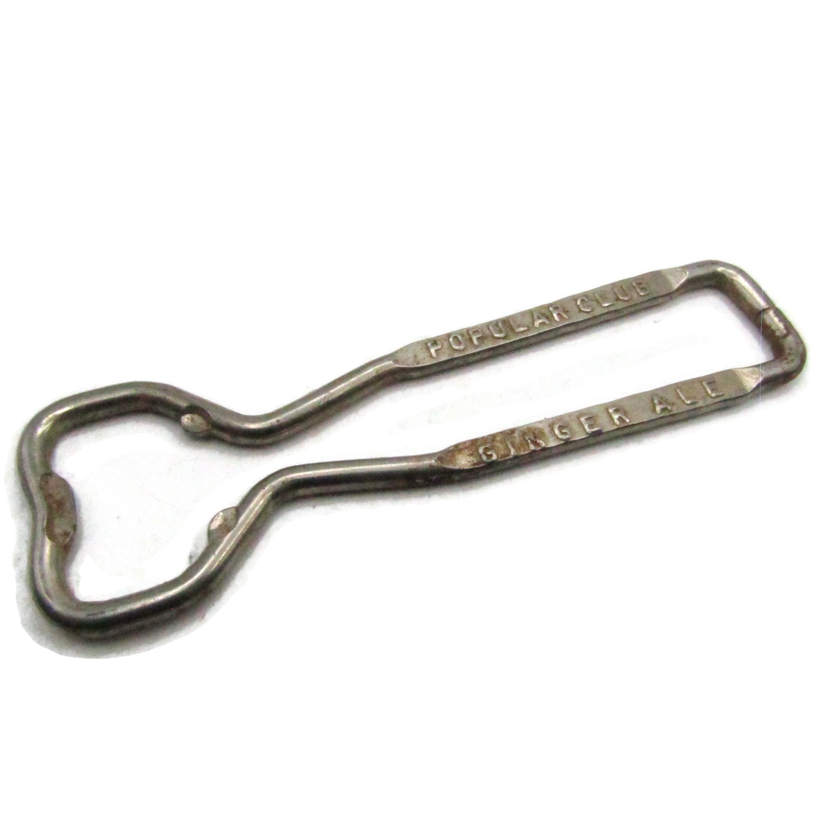 Vintage Popular Club Ginger Ale Metal Bottle Opener