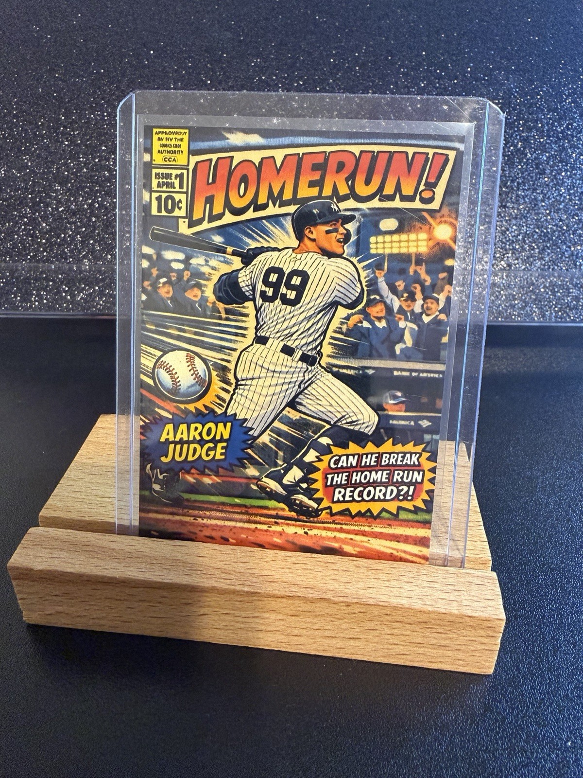 Chilly Customs Aaron Judge Home Run Yankees Custom Fan Art Card