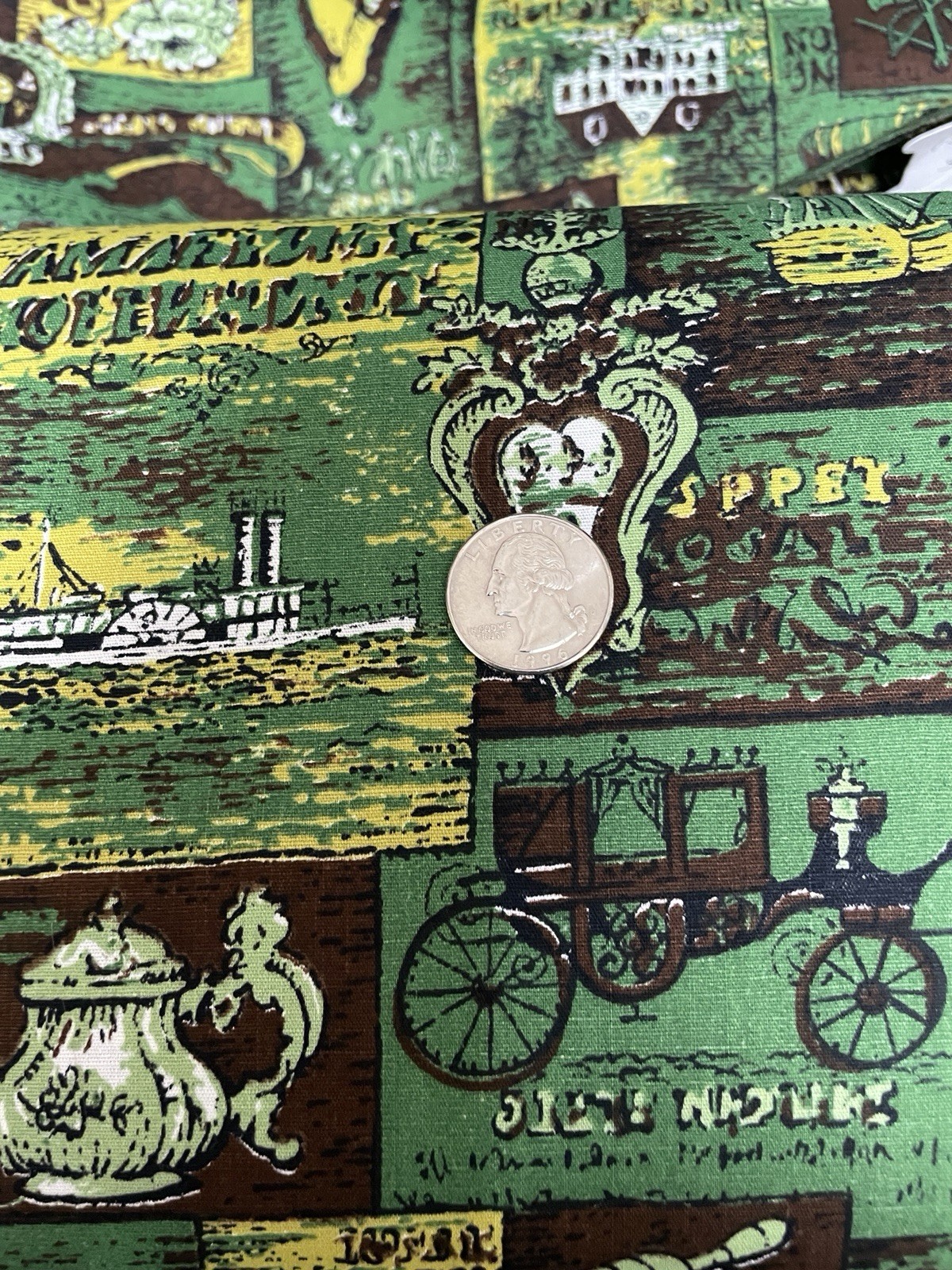 VINTAGE NOS AMERICANA COLONIAL THEME 36