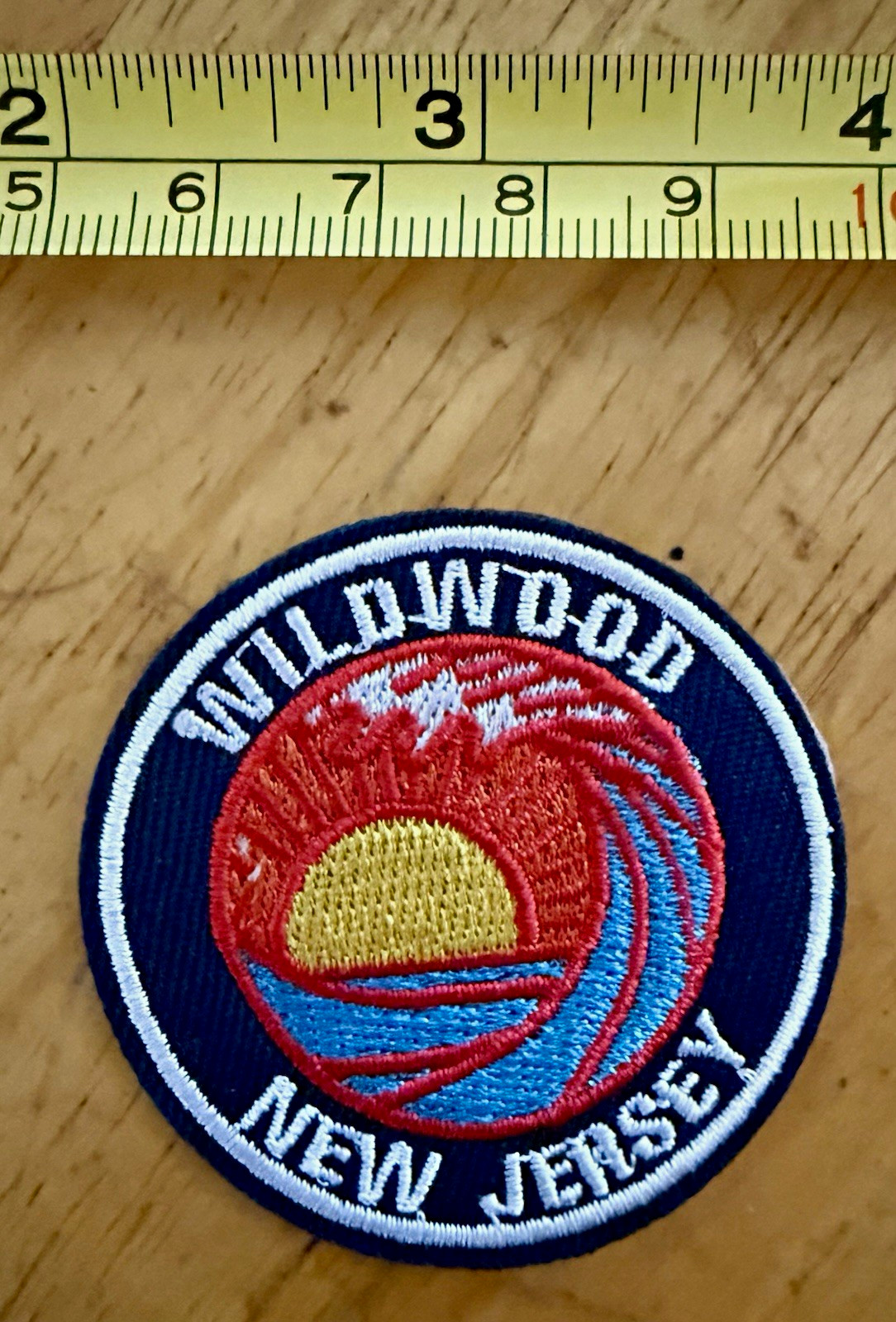 Wildwood New Jersey Embroidered Souvenir Patch - Wildwood NJ Souvenir Patch
