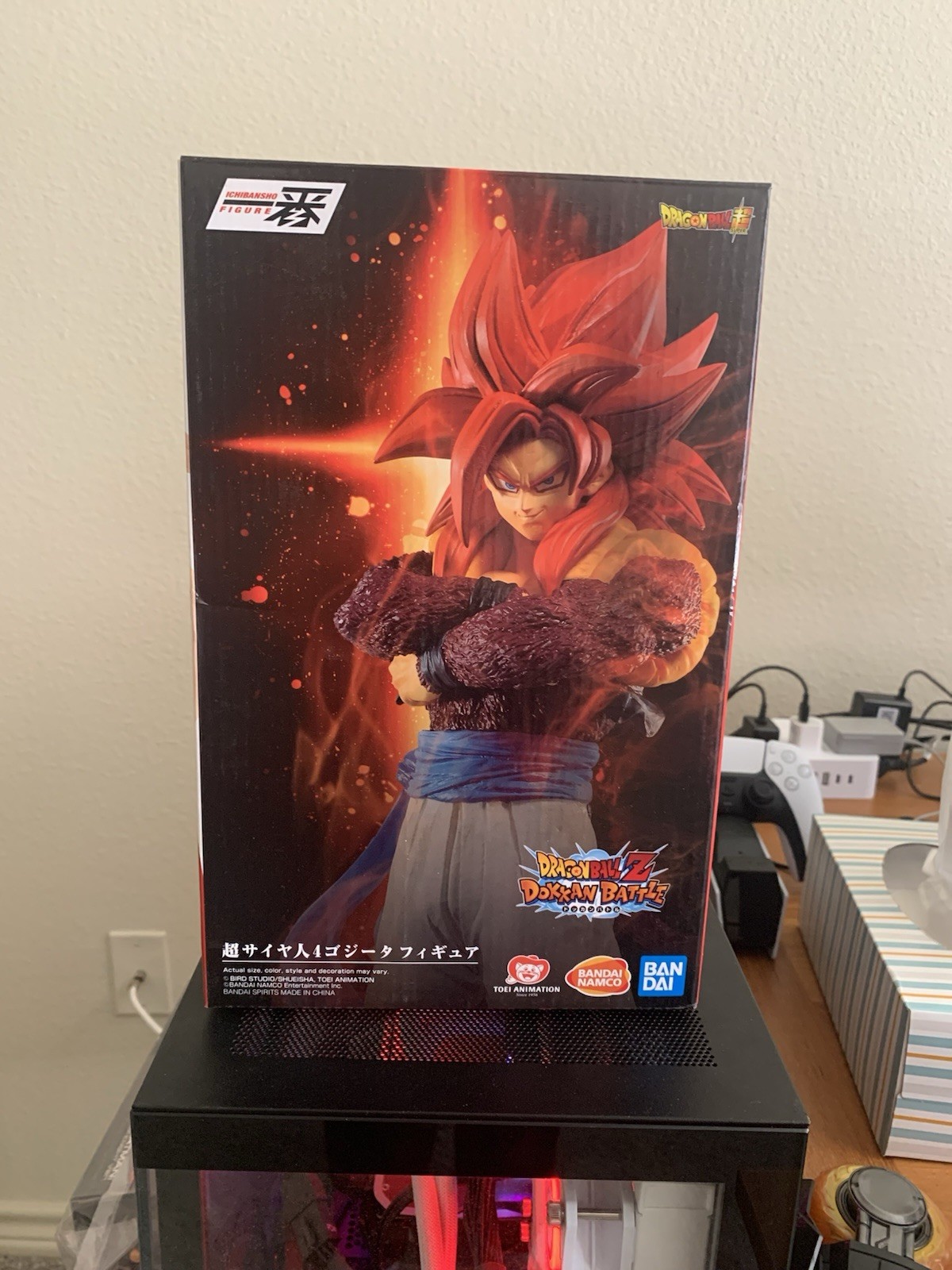 Bandai Ichibansho Dragon Ball Z Dokkan Battle Super Saiyan 4 Gogeta Figure New