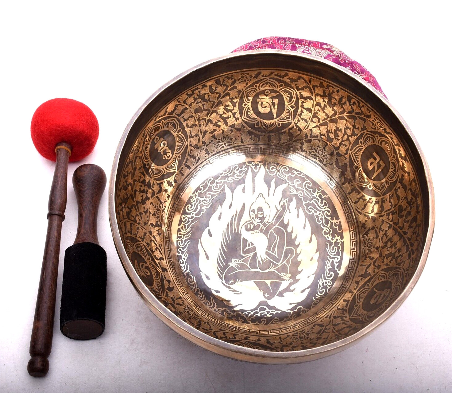 12 Inches Buddhashakti - Large Handmade Singing Bowl , Sound Healing, Meditation