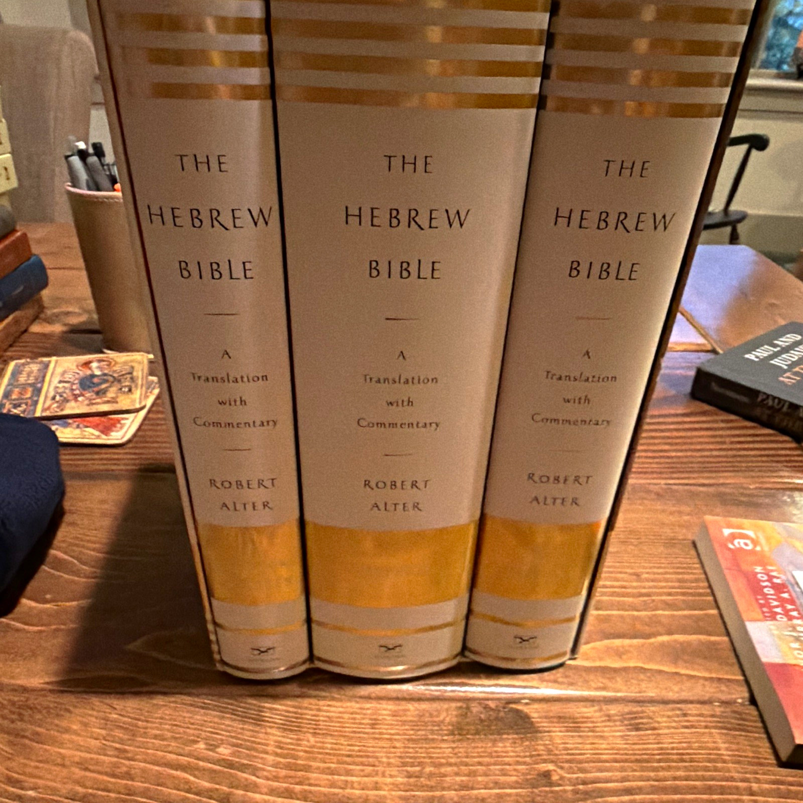 Robert Alter The Hebrew Bible: Translation with Commentary 3-Volume Set Judaism