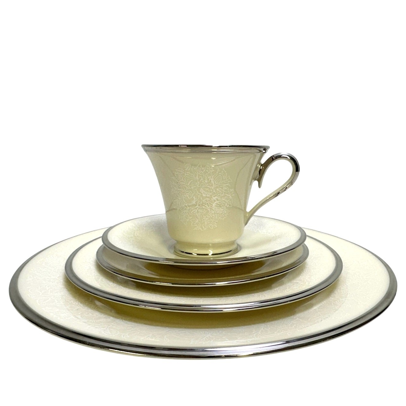 Lenox \'Moonspun\' Retired USA 5-Piece Place Setting-Excellent  