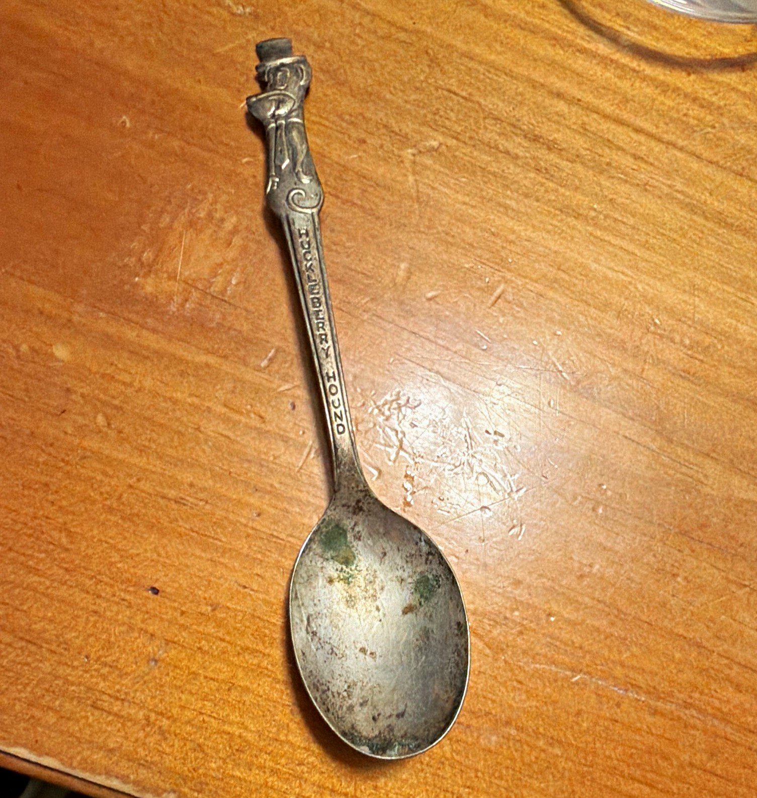 HEPP Germany Silver Plated Engraved Spoon, Single Flatware Piece