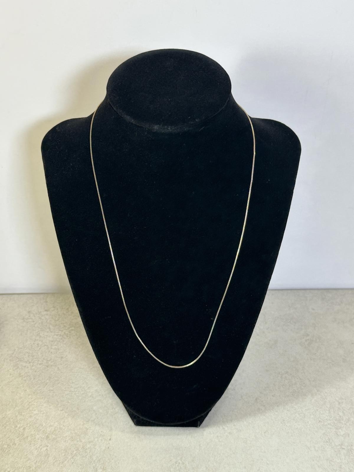 Vintage Sterling Silver Box Chain Necklace 19” Minimalist Layering Vintage Sterling Silver Box Chain Necklace 19” Minimalist Layering