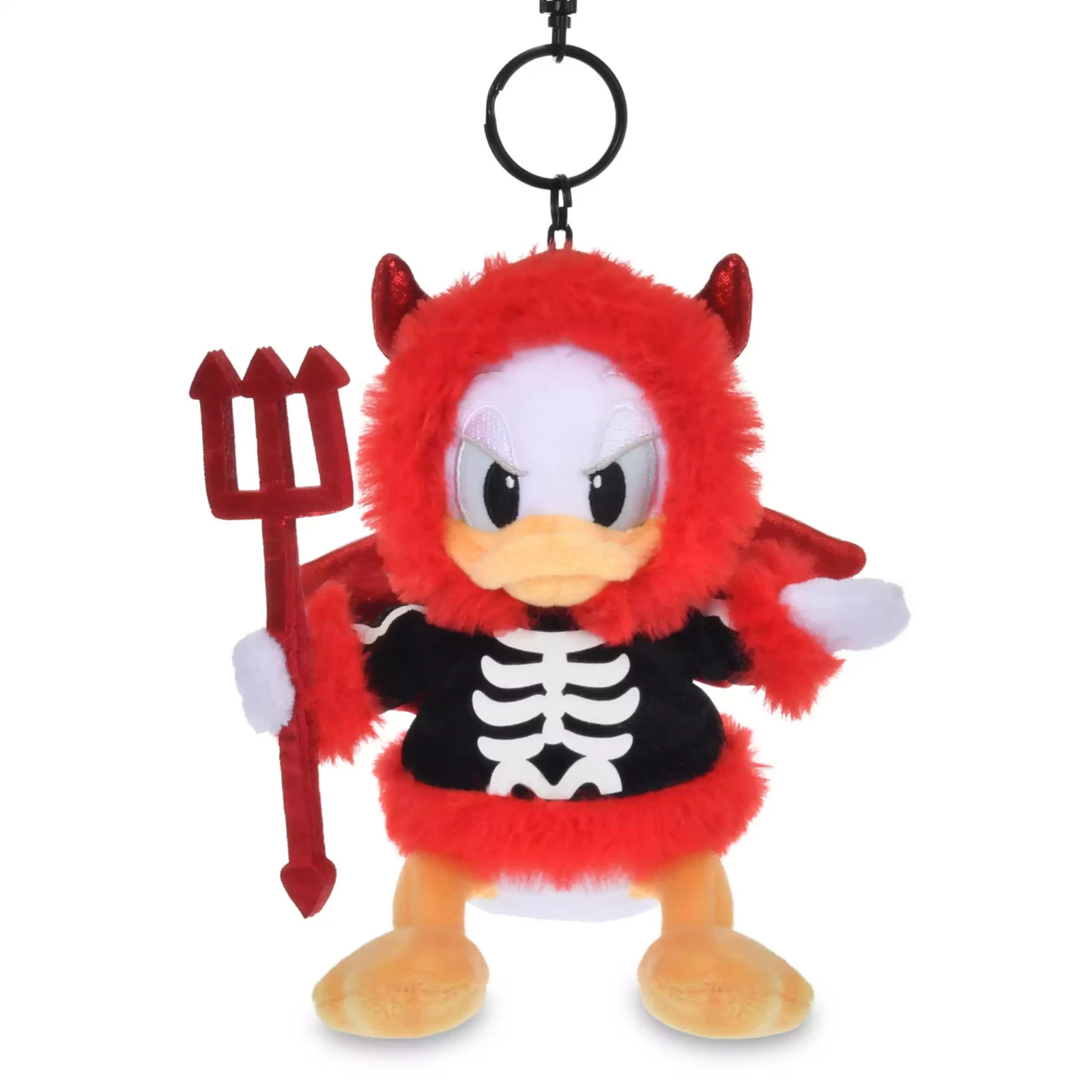 Disney Store Japan Donald Duck Halloween Devil Plush Keychain 2026