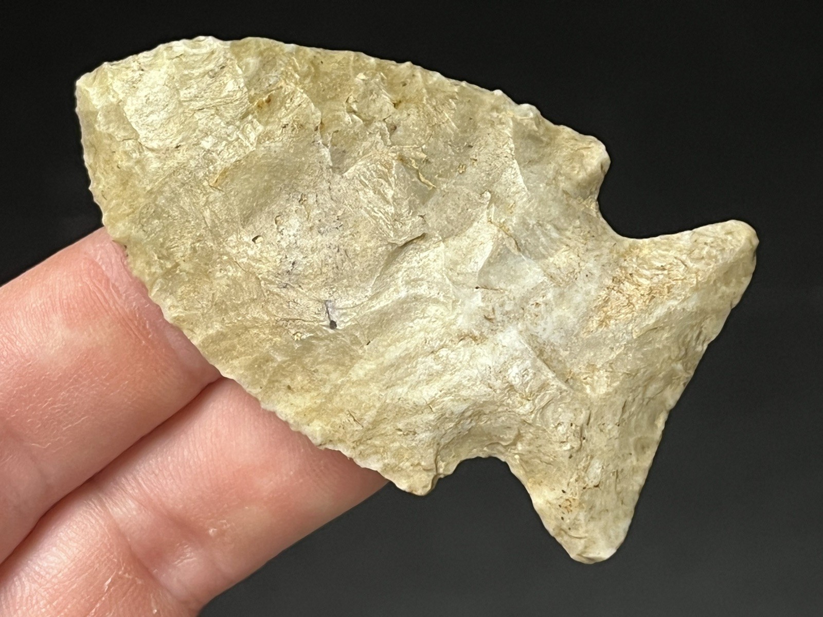 EXCEPTIONAL STILWELL POINT INDIANA AUTHENTIC ARROWHEAD INDIAN ARTIFACT BF