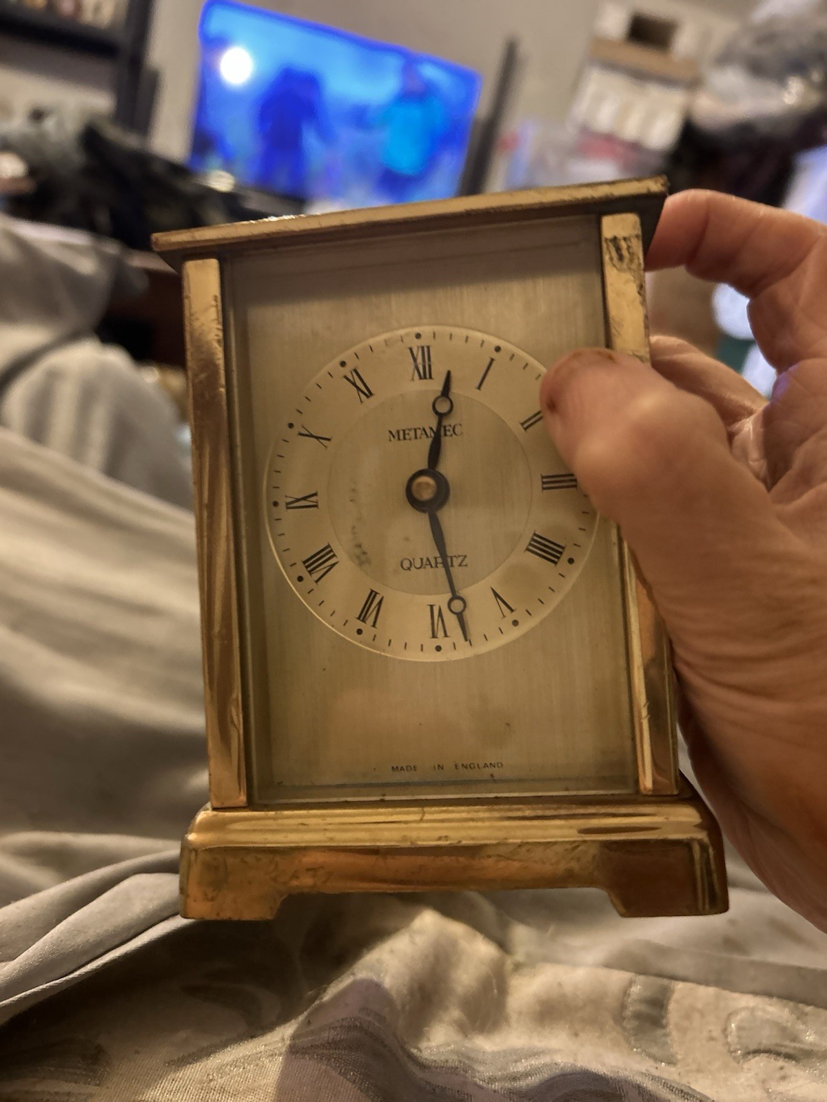 Metamec Quartez Mantle Clock 