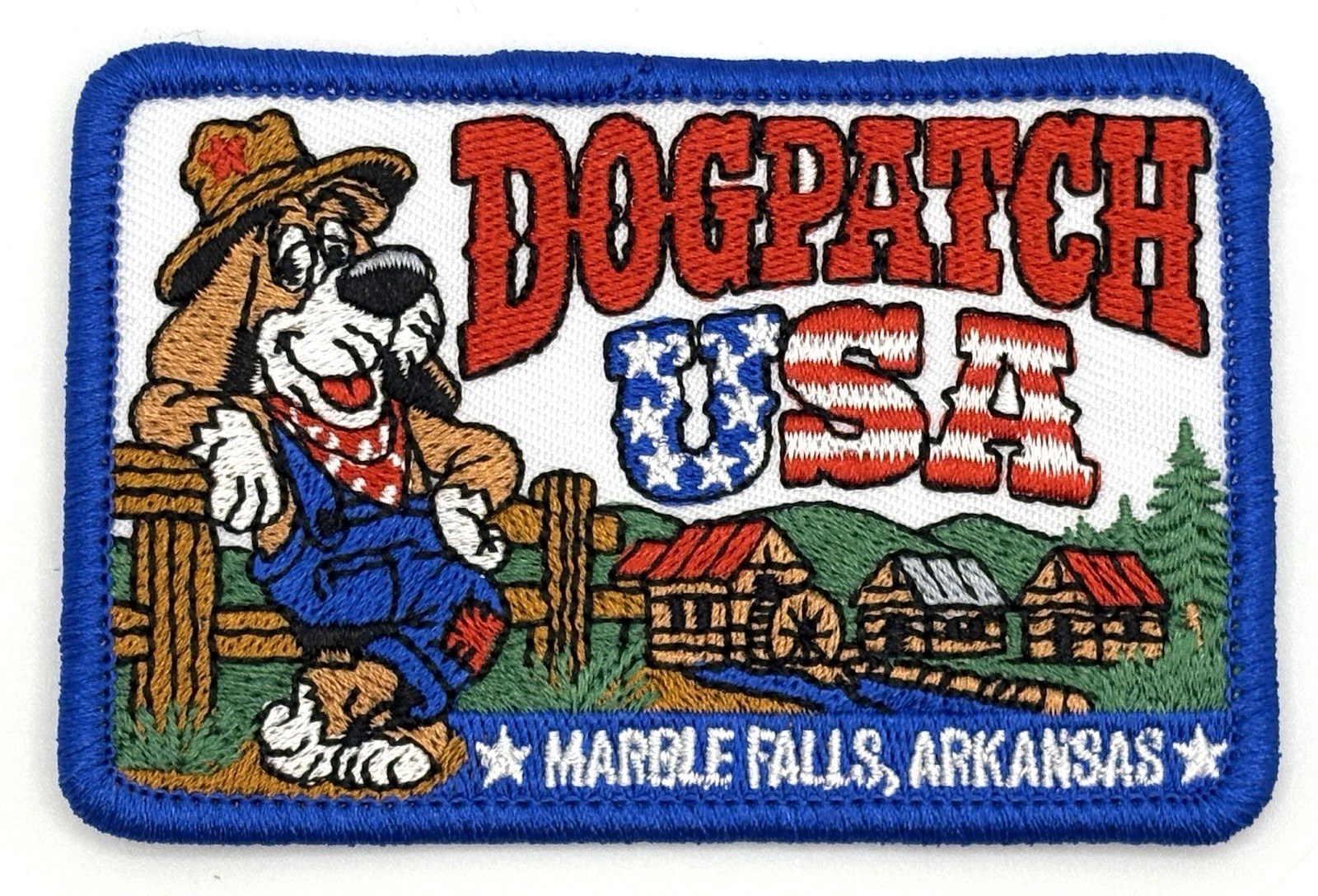 Dogpatch USA Amusement Park Arkansas Vintage Style Patch Sew Iron On Cap Hat