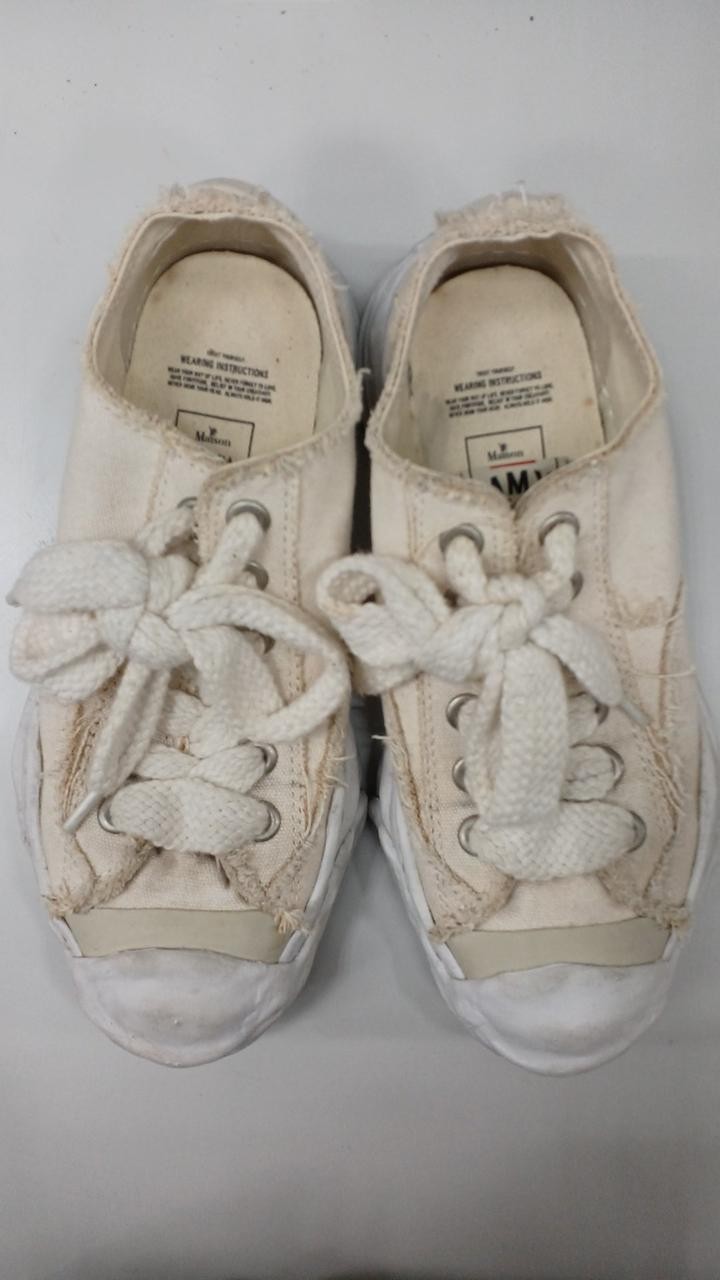 MIHARA YASUHIRO White LowCut Sneakers 23cm Platform (Ages 14+)
