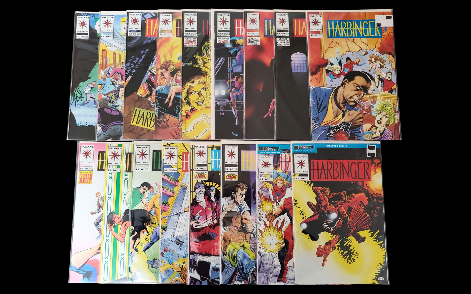 HARBINGER: 17 Comic Books Lot (1992-1994) 