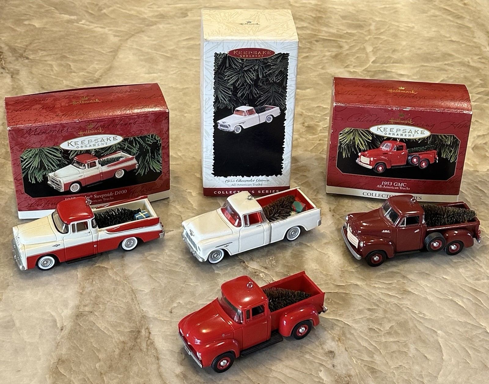 4 Hallmark All American Trucks 1st 2nd 3rd 5th 1995-1999 GMC Chevy Dodge Ford