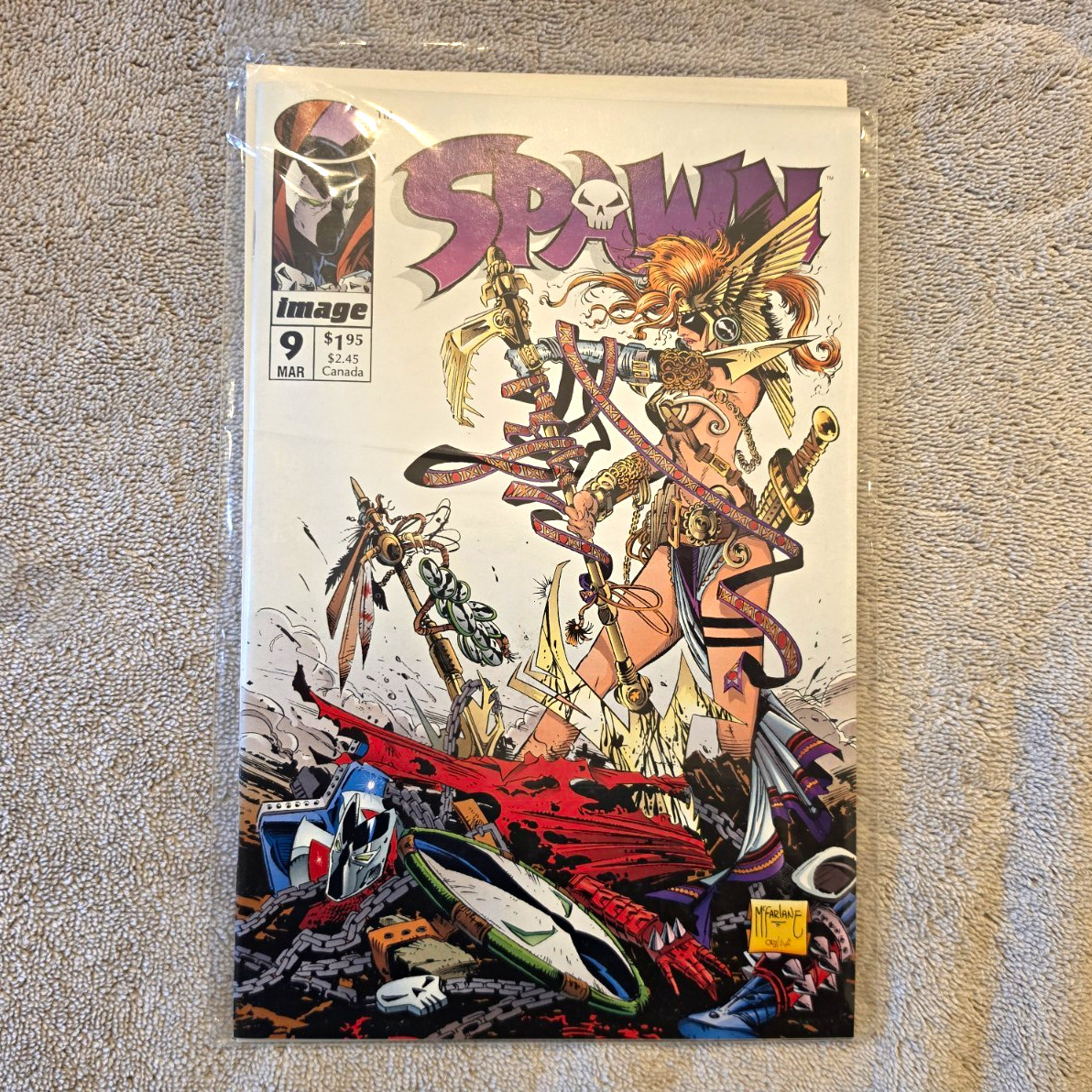 Spawn #9 1993 Image 1st Angela Medieval Spawn Neil Gaiman Todd McFarlane