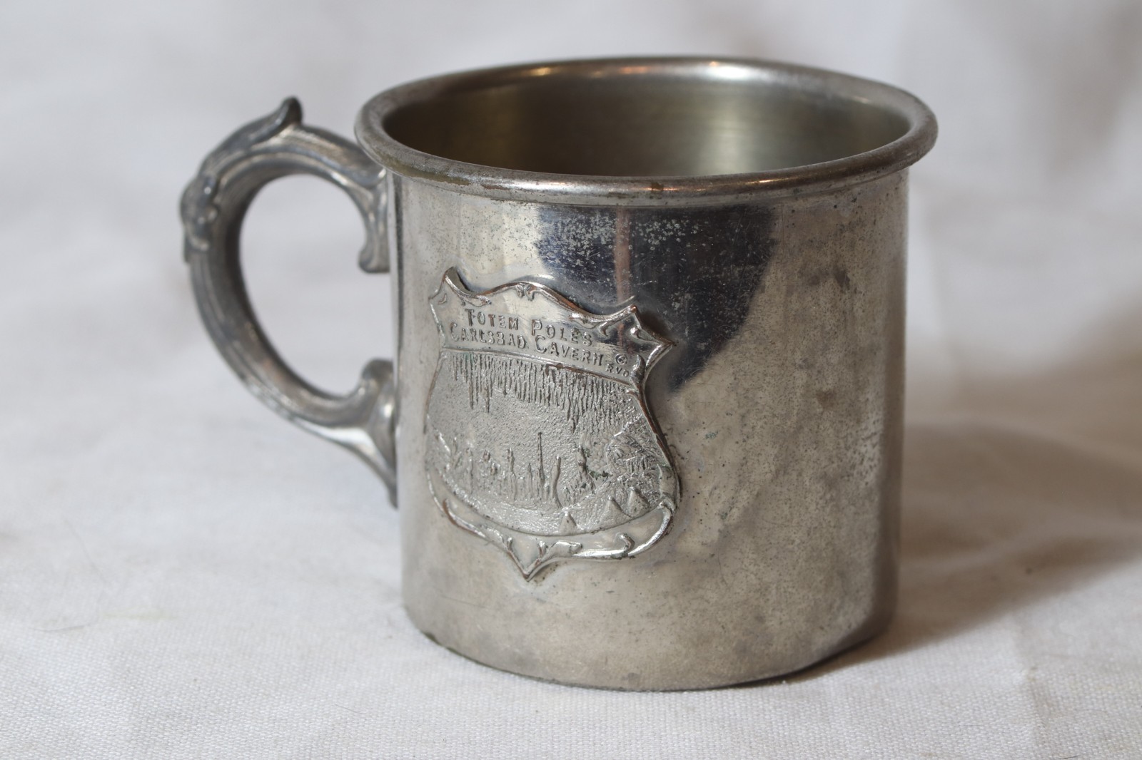 Vintage Carlsbad Caverns Souvenir Cup, Fair Condition