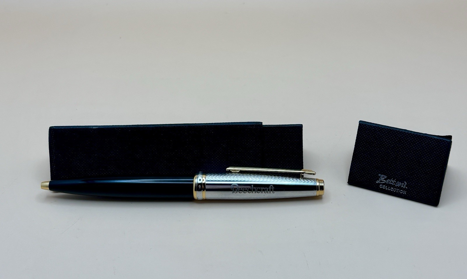 Vintage Beechcraft Etched Bettoni Collection Rollerball Pen New Original Box