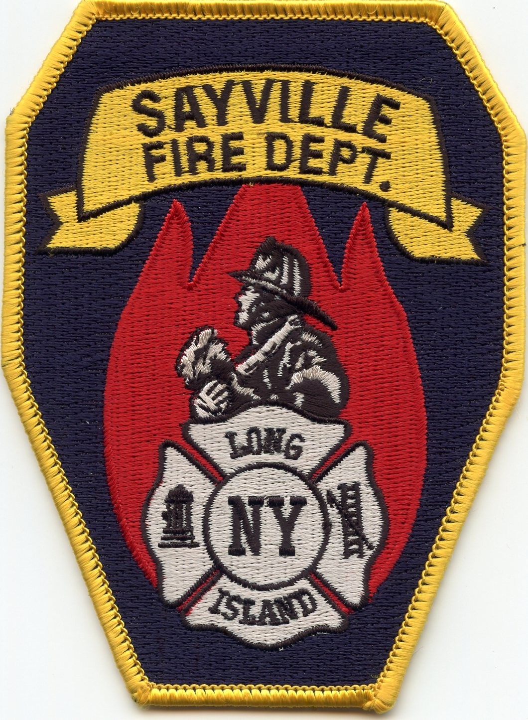 SAYVILLE Long Island NEW YORK FIRE PATCH