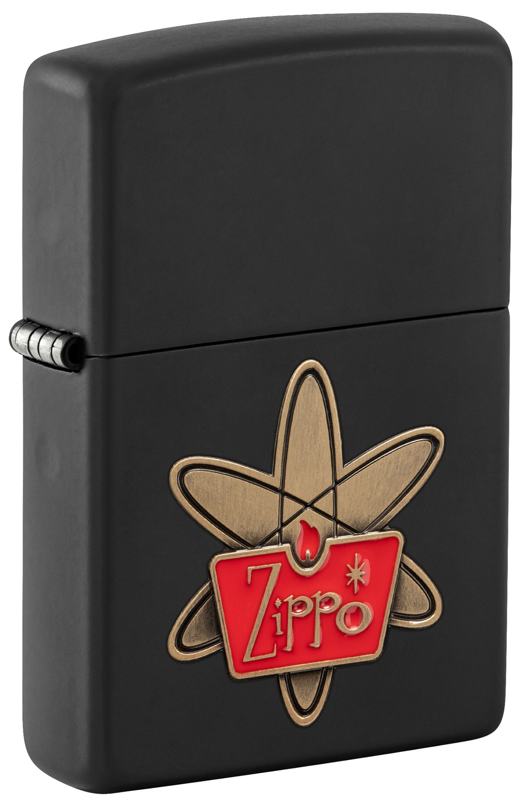 Zippo Atomic Zippo Design Black Matte Windproof Pocket Lighter, 48920 Zippo Atomic Zippo Design Black Matte Windproof Pocket Lighter, 48920