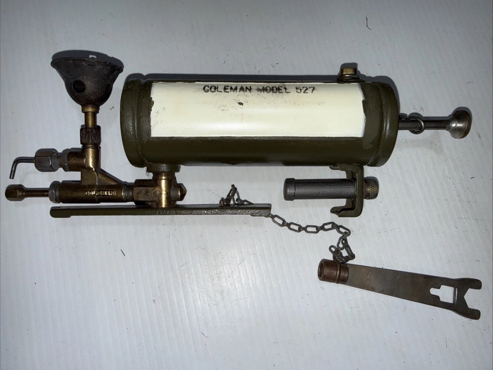 Vintage World War II Single Burner Military Medical Gas Stove Coleman Model 527
