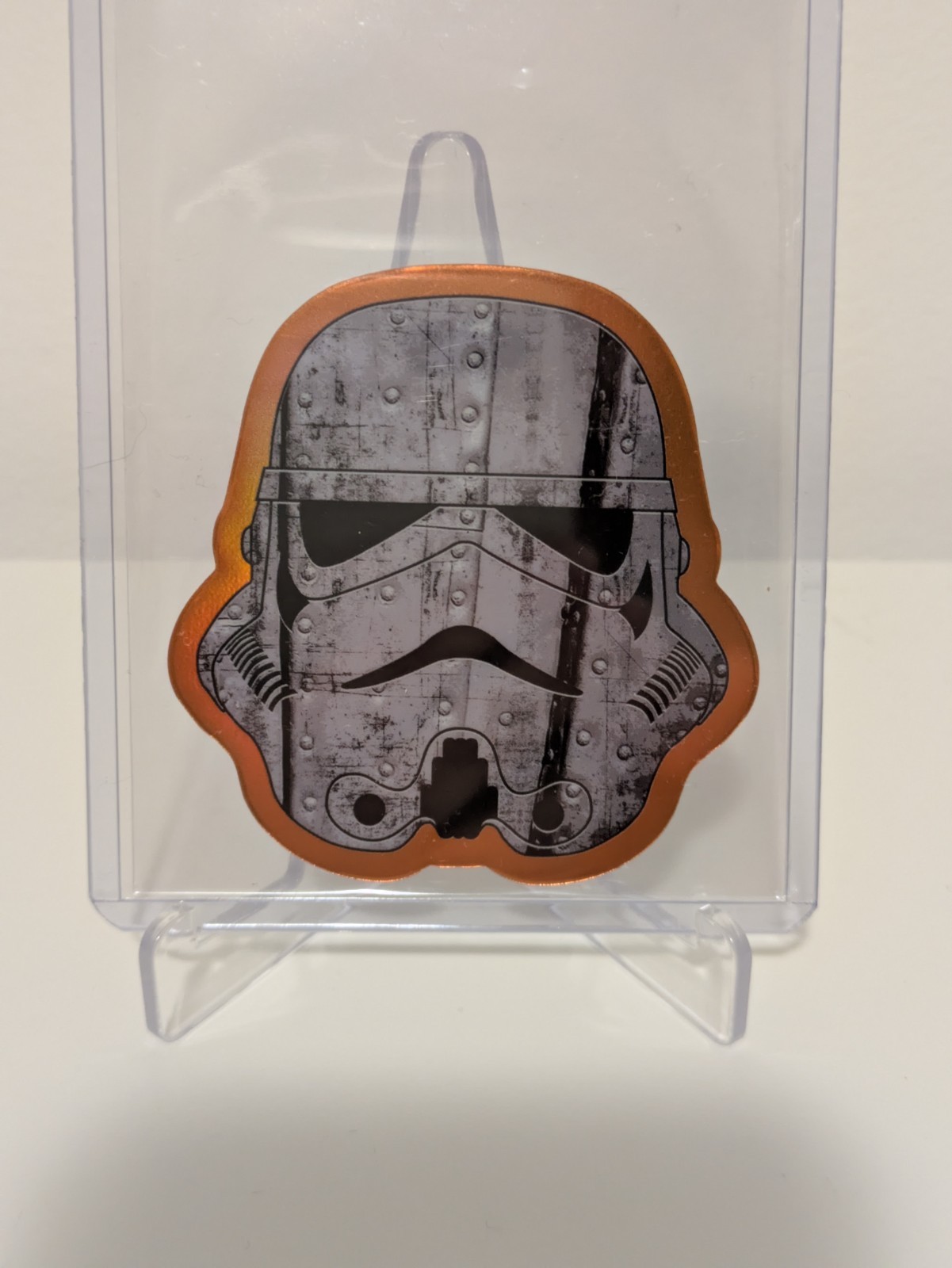 2026 Topps Chrome Star Wars #SC-8 Stormtrooper Command Orange Refractor #/25