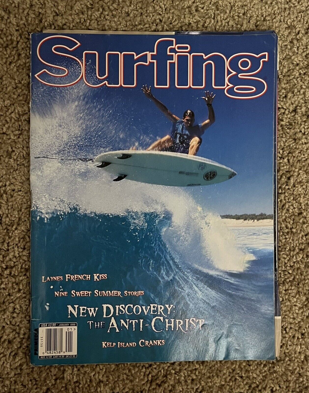 January 1999 Surfing Magazine; The Anti Christ *READ DESCRIPTION*