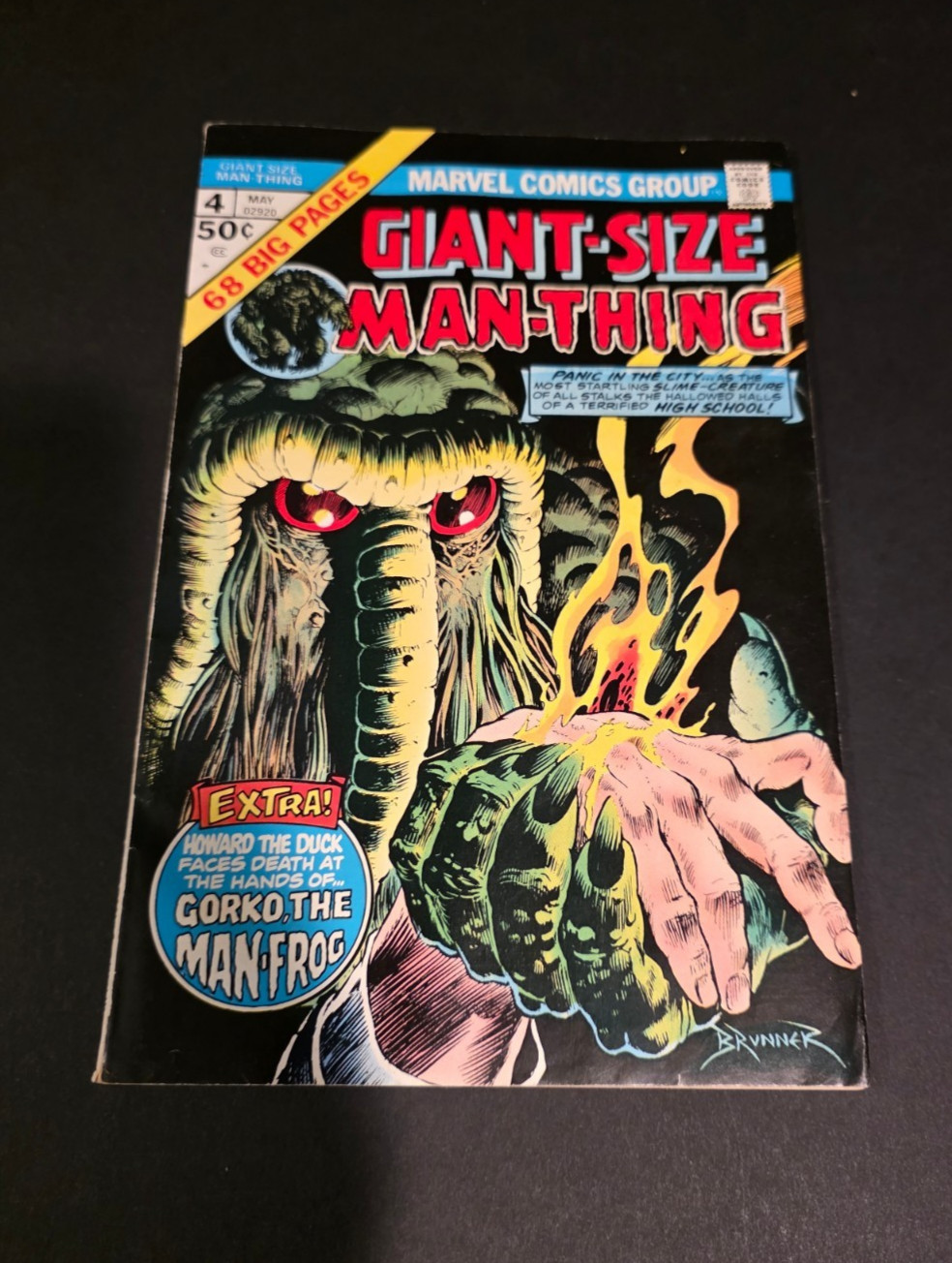 Giant-Size Man-Thing #4 (Marvel, 1975) ☆ Authentic ☆