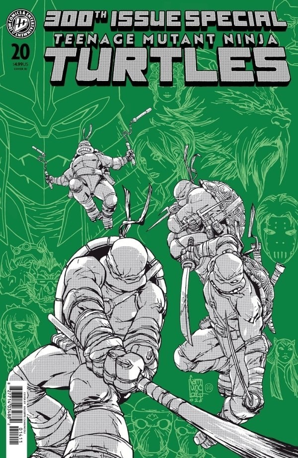 TEENAGE NINJA TURTLES #20 - 1:100 GIUSEPPE CAMUNCOLI VARIANT