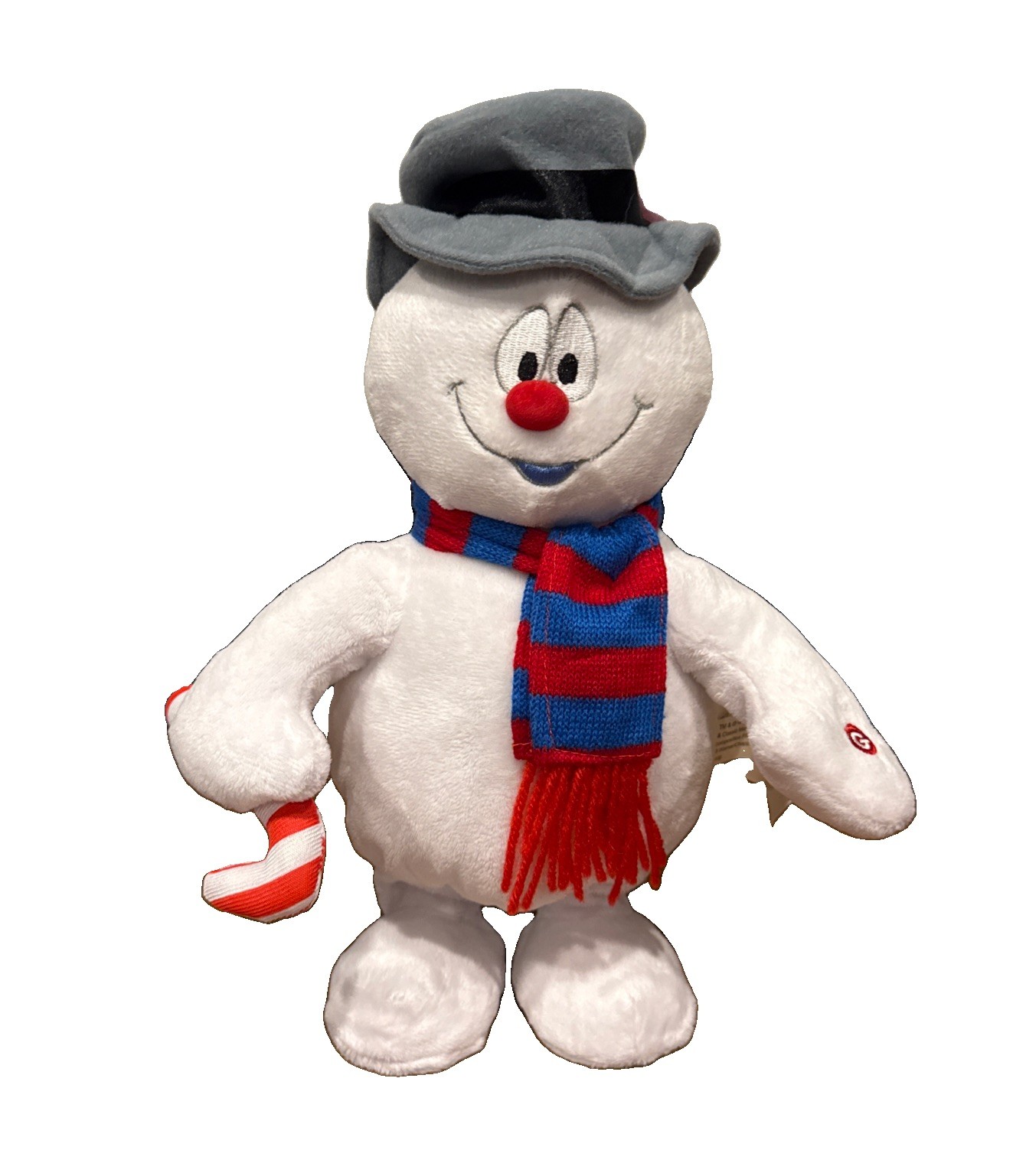 Gemmy 2015 Frosty The Snowman Christmas Side Stepping Plush Sings Dances Works