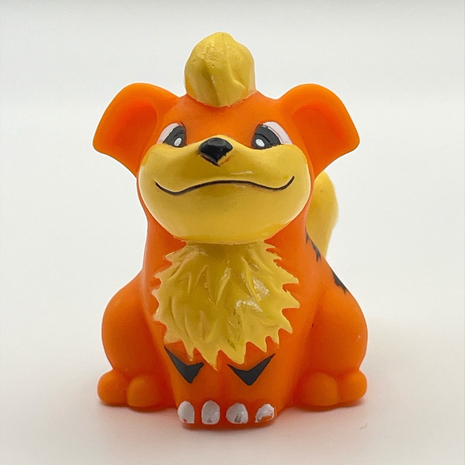 Pokemon Kids Figure Growlithe Vintage Finger Puppet Bandai Official Japan