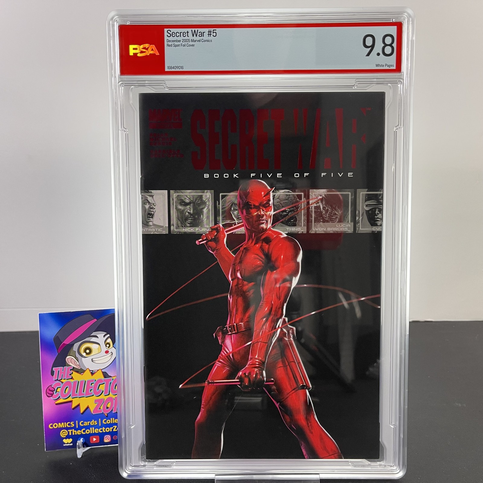 Secret War #5 PSA 9.8 2004 Daredevil Red Foil Book 5 Not CGC