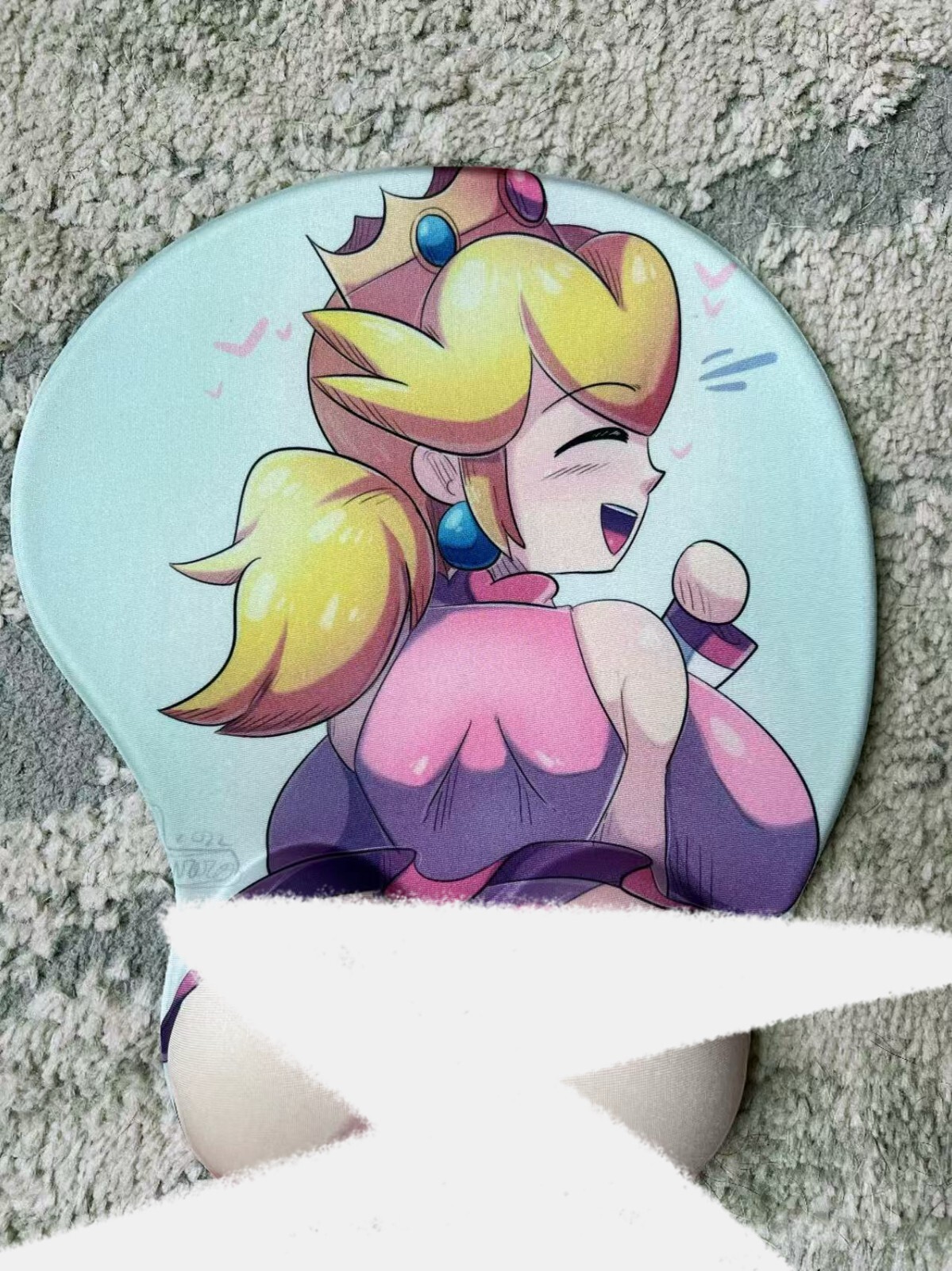Princess Peach Ass 3D Mouse pad Mousepad Wrist Rest