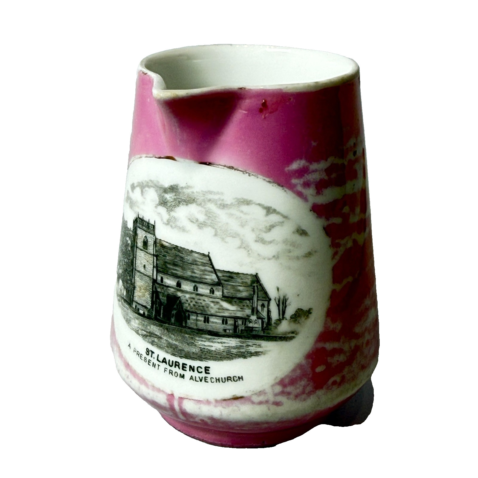 ST. LAWRENCE ALVECHURCH CANADA Souvenir ANTIQUE CHINA TRINKET CREAMER