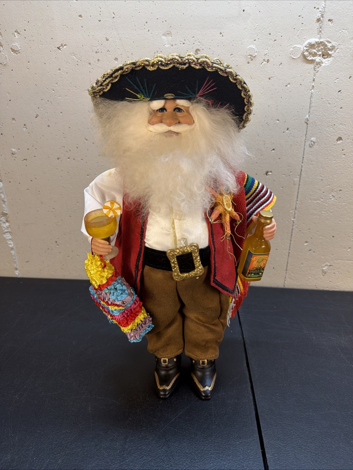 Karen Didion Originals The Fiesta Santa Mexican Margarita Tag Signed ￼