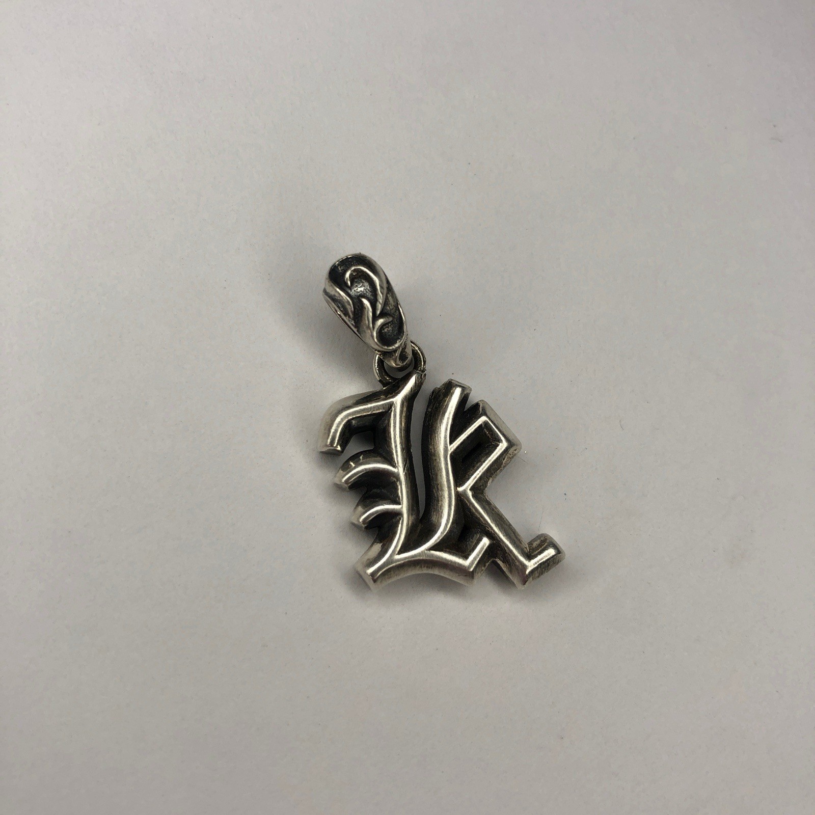 Chrome Hearts .925 Silver Small ‘Letter K’ Pendant