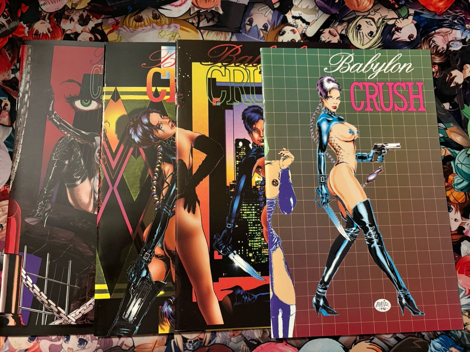 Solid VF/NM Set Of Babylon Crush # 1 - 4 Boneyard Press 1995.