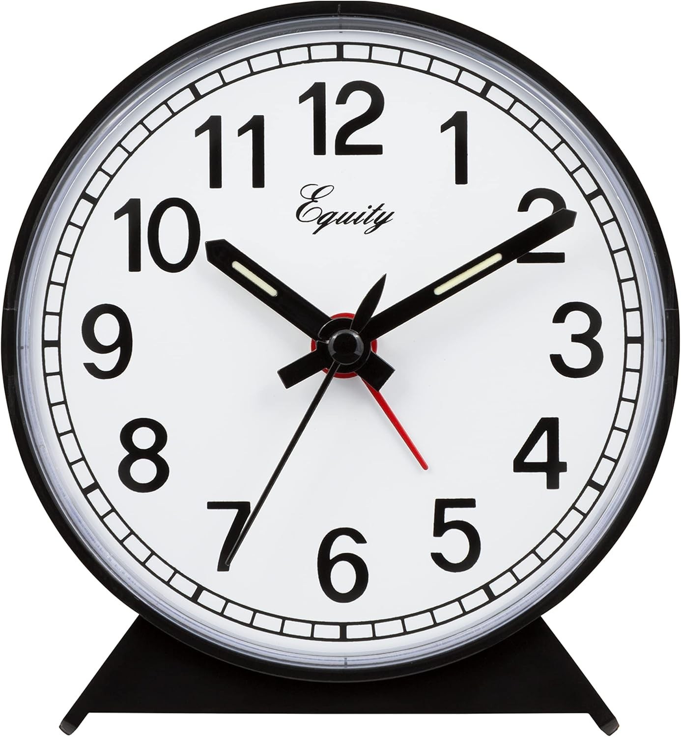 Equity 14075 Black Analog Wind-Up Alarm Clock Equity 14075 Black Analog Wind-Up Alarm Clock