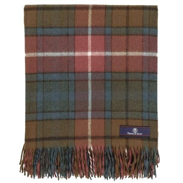 Prince of Scots Highland Tartan Tweed Merino Antique Buchanan NWT