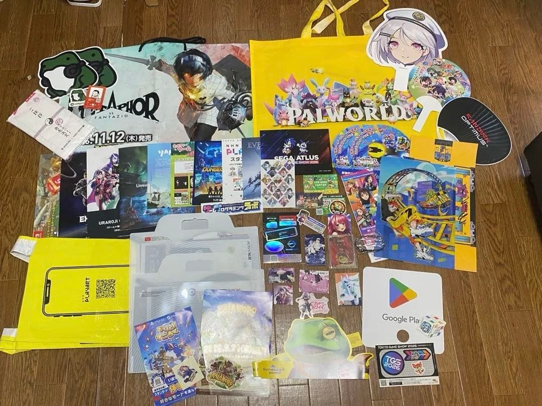 Tokyo Game Show TGS2026 Giveaway Items Complete Collection Set Japan Tokyo Game Show TGS2026 Giveaway Items Complete Collection Set Japan